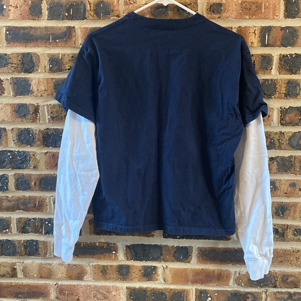 John Galt (Brandy Melville) tee over long sleeve shirt combo, Men’s S - Picture 3 of 4